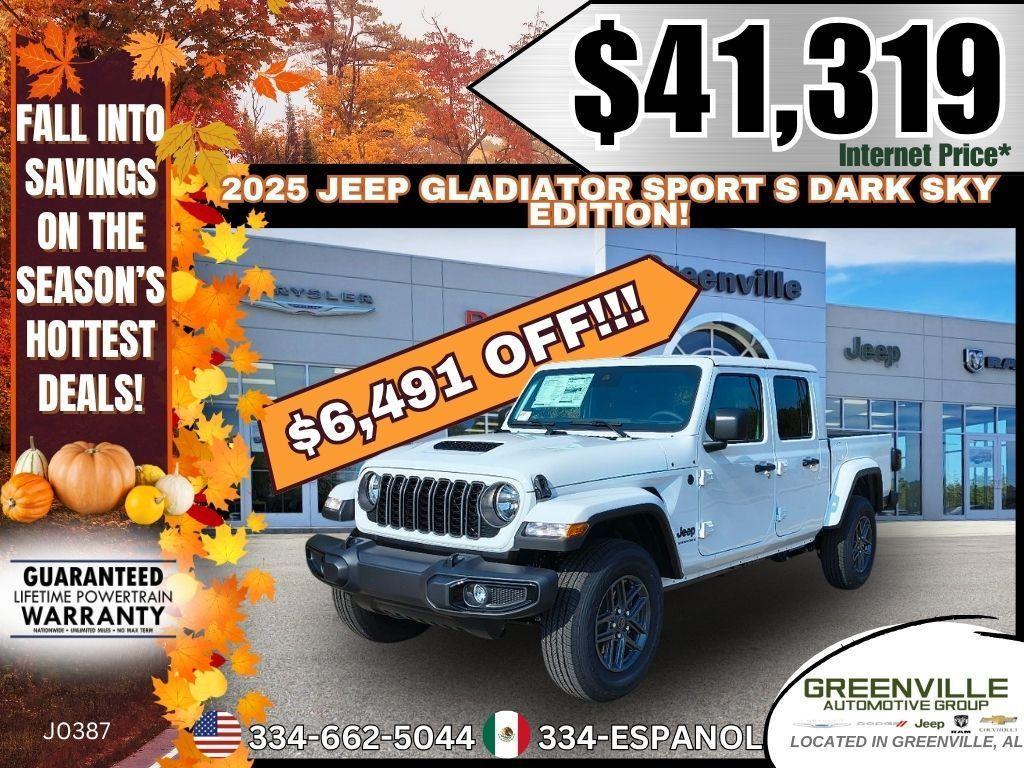 new 2025 Jeep Gladiator car, priced at $41,319