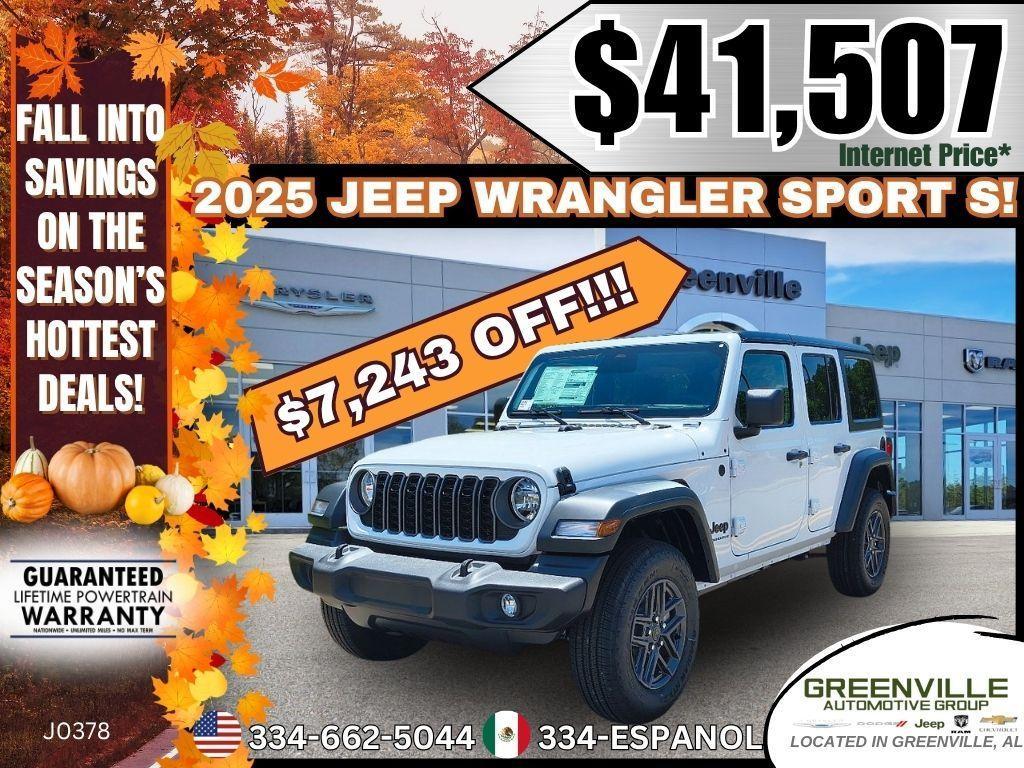 new 2025 Jeep Wrangler car, priced at $41,507