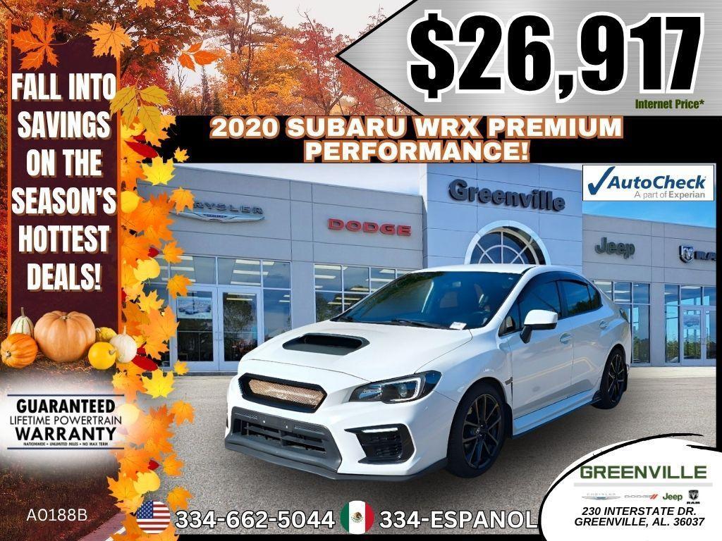 used 2020 Subaru WRX car, priced at $26,917