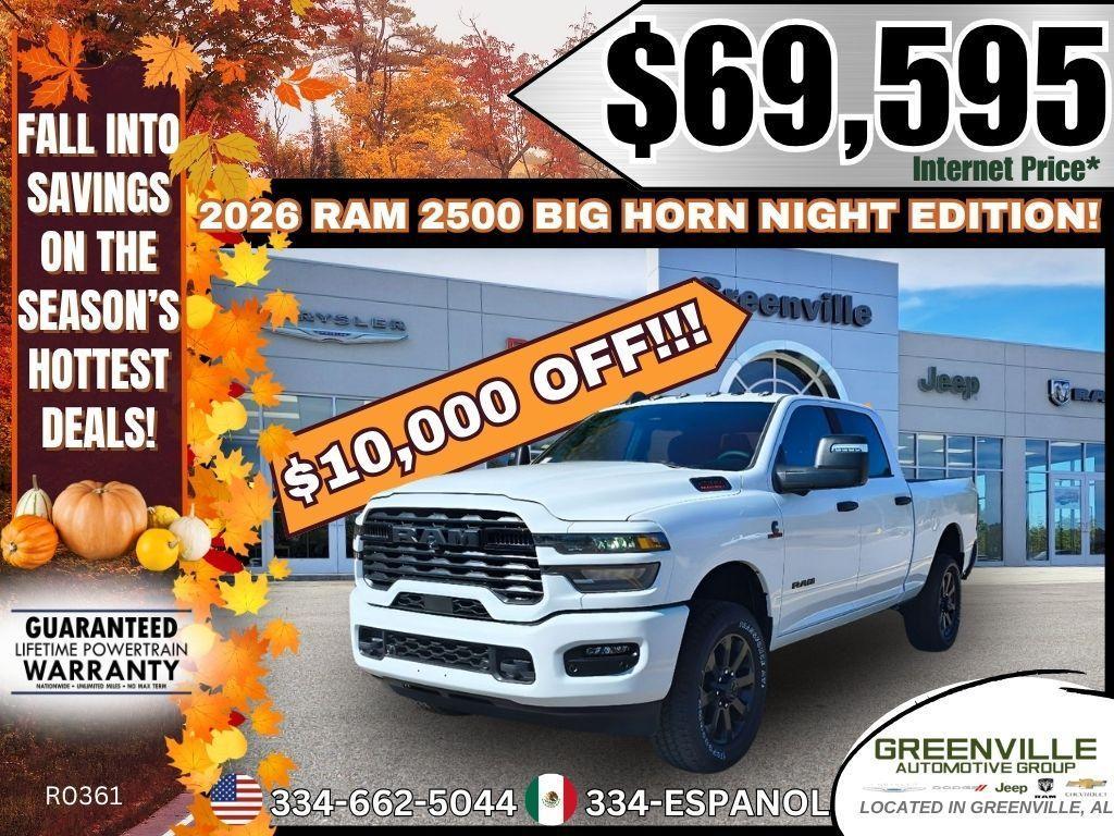 new 2026 Ram 2500 car, priced at $69,595