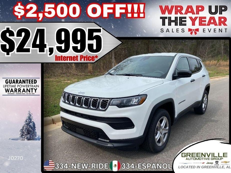 new 2024 Jeep Compass car, priced at $24,995