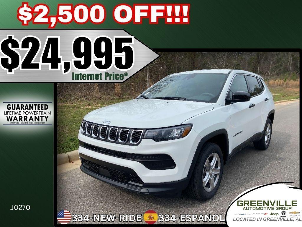 new 2024 Jeep Compass car, priced at $24,995