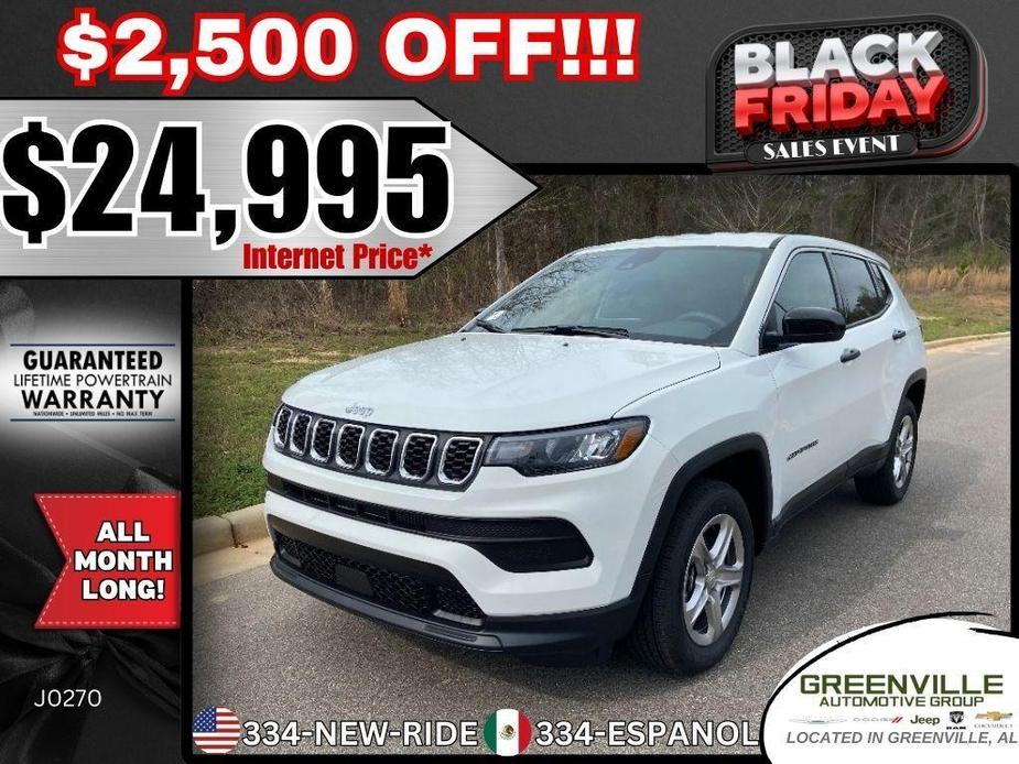 new 2024 Jeep Compass car, priced at $24,995