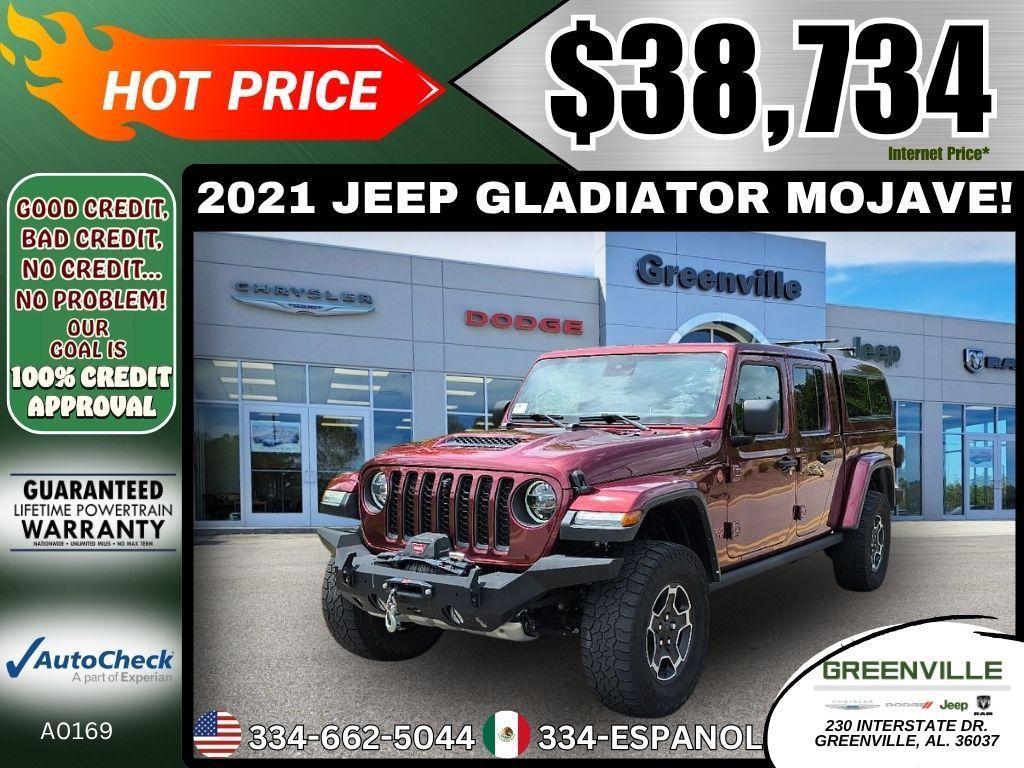 used 2021 Jeep Gladiator car, priced at $38,734