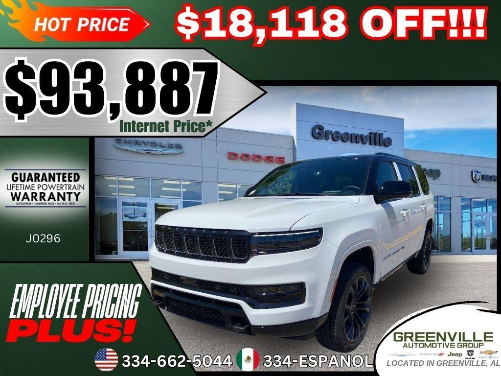 new 2024 Jeep Grand Wagoneer car, priced at $93,887