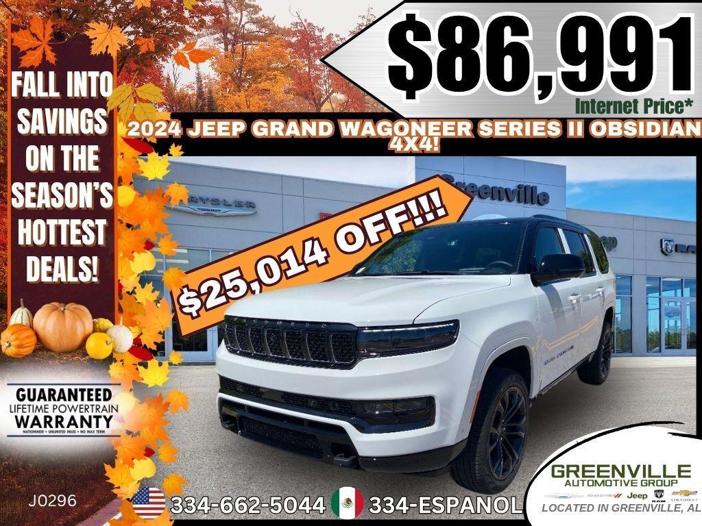 new 2024 Jeep Grand Wagoneer car, priced at $86,991