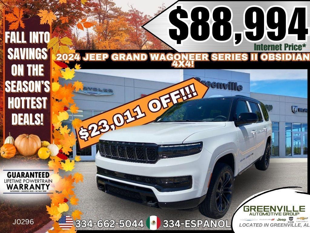new 2024 Jeep Grand Wagoneer car, priced at $88,994