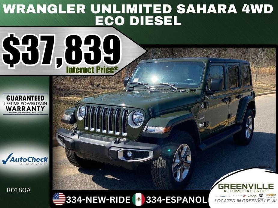 used 2021 Jeep Wrangler Unlimited car, priced at $37,839