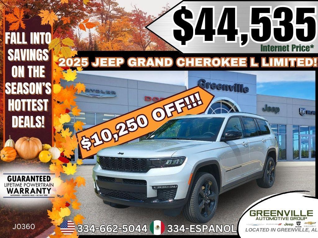 new 2025 Jeep Grand Cherokee L car, priced at $44,585