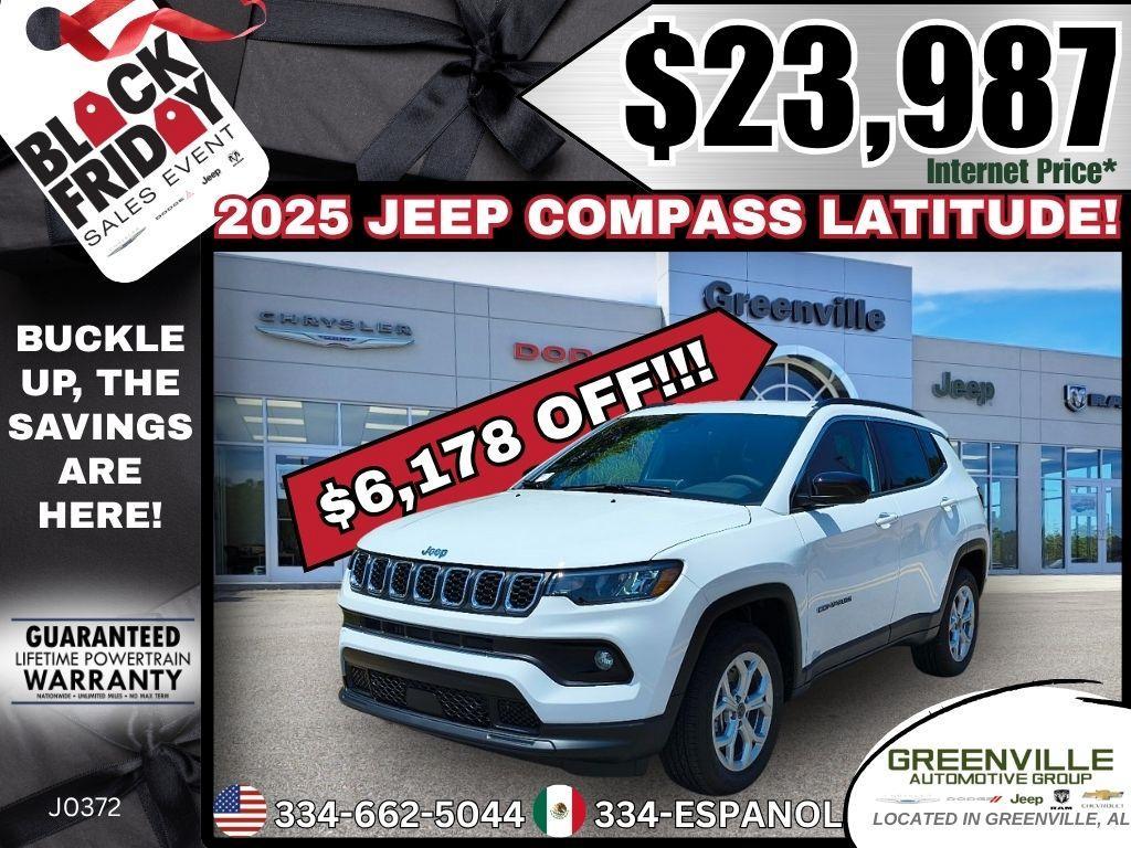 new 2025 Jeep Compass car, priced at $23,987