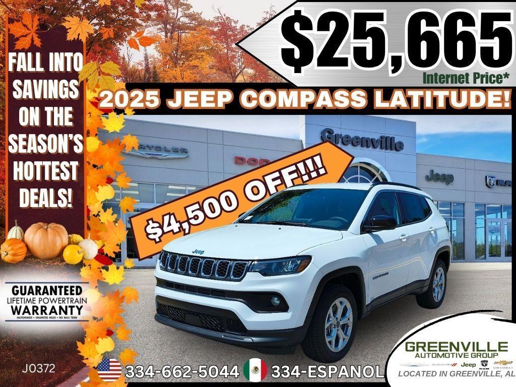 new 2025 Jeep Compass car, priced at $25,665