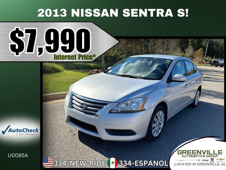 used 2013 Nissan Sentra car, priced at $7,990