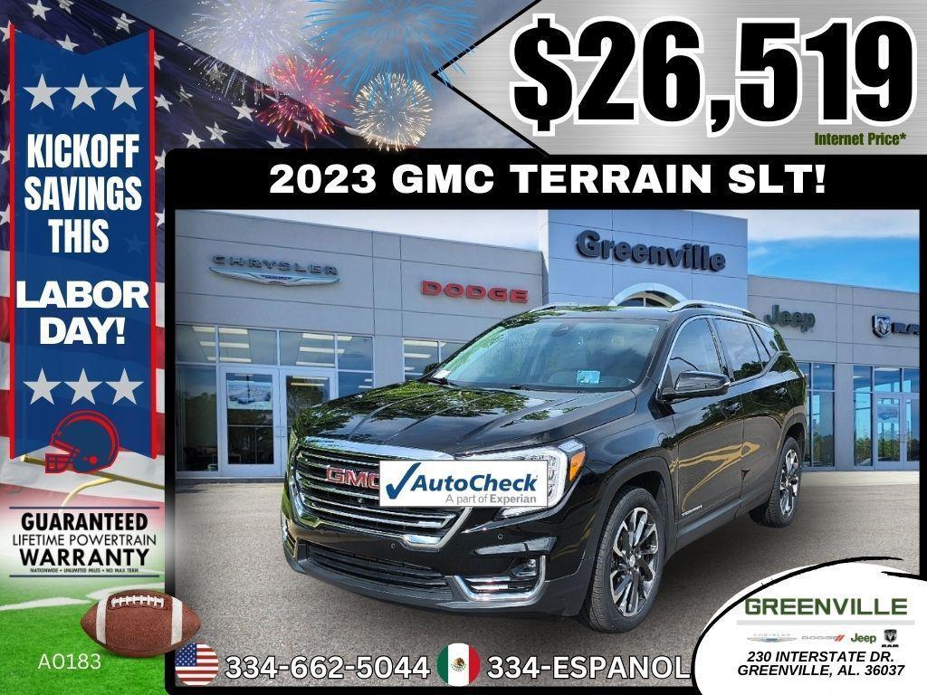 used 2023 GMC Terrain car, priced at $26,519