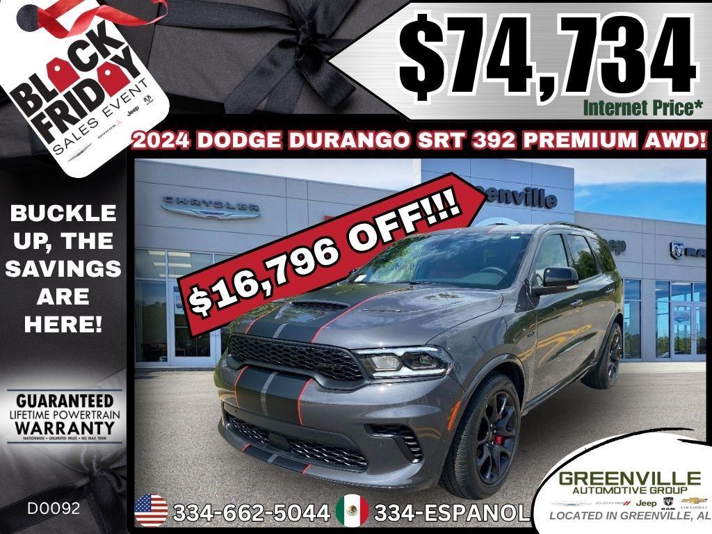 new 2024 Dodge Durango car, priced at $74,734