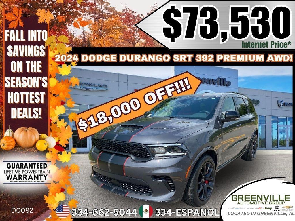 new 2024 Dodge Durango car, priced at $73,530