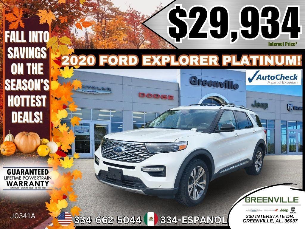 used 2020 Ford Explorer car, priced at $29,934