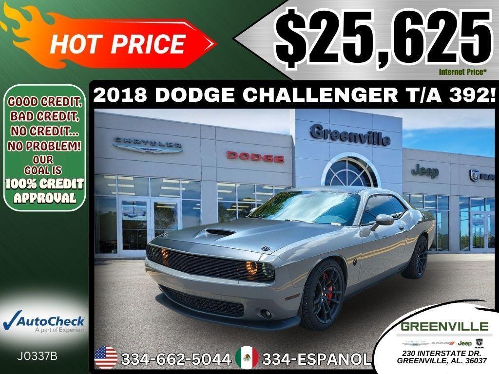 used 2018 Dodge Challenger car, priced at $25,625
