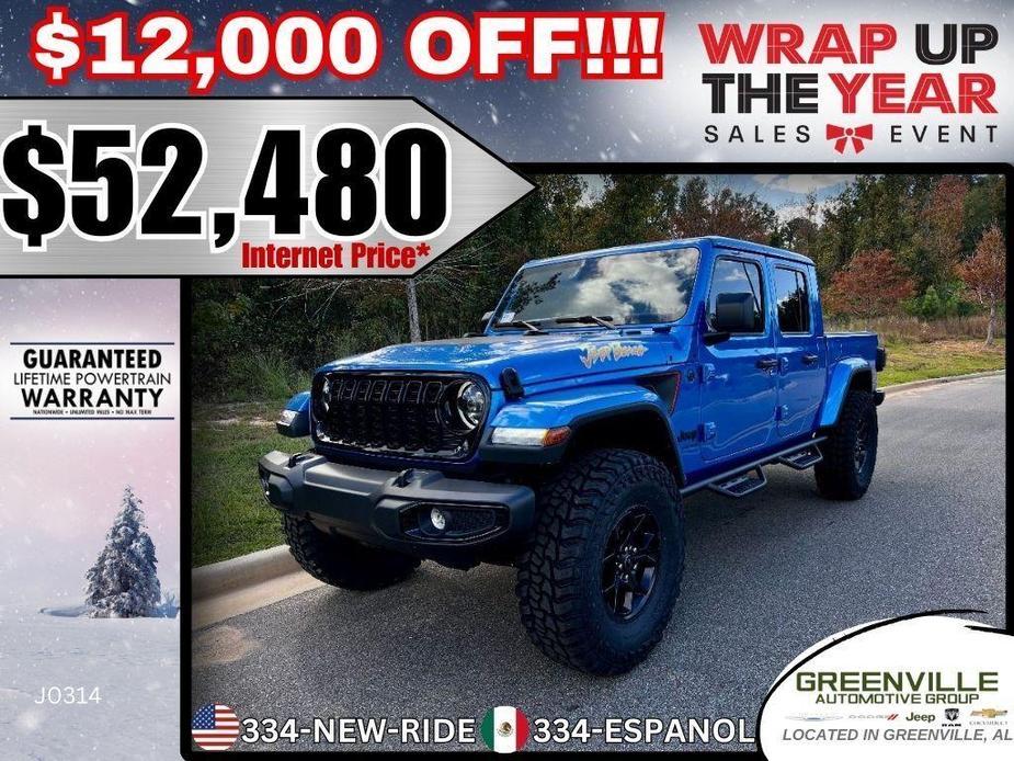 new 2024 Jeep Gladiator car, priced at $52,480