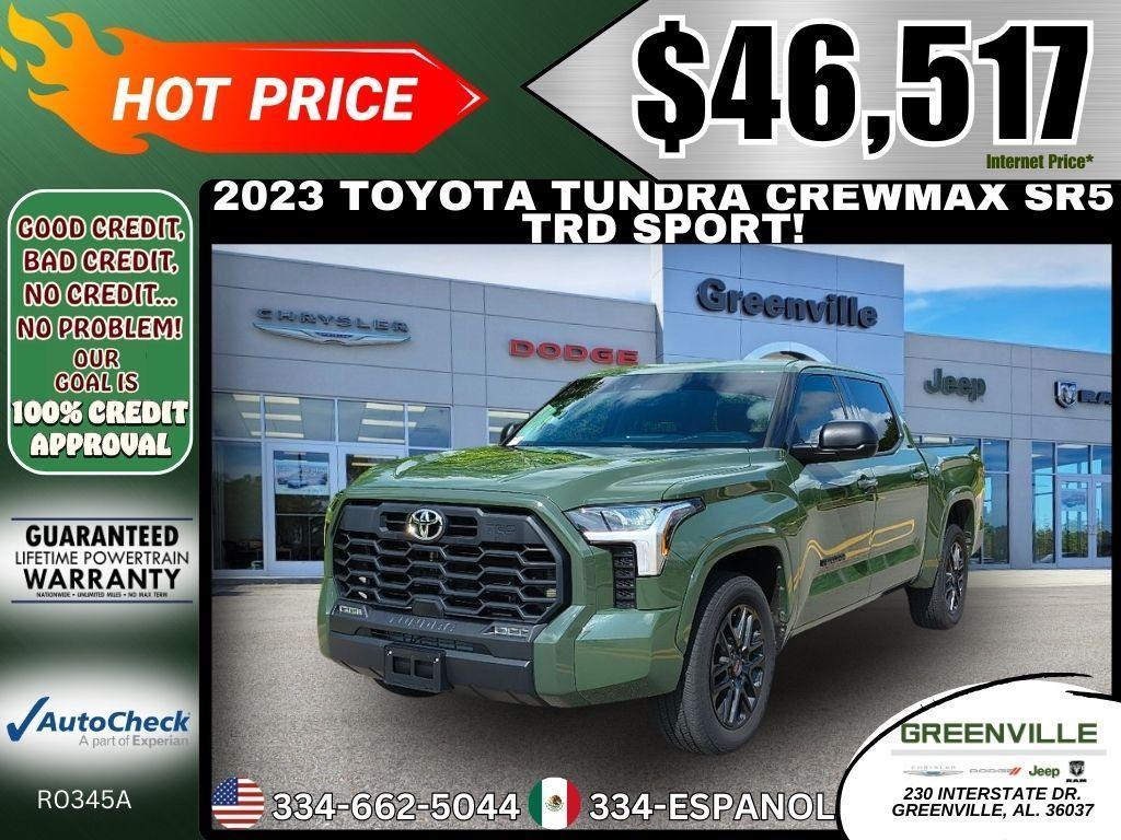 used 2023 Toyota Tundra car, priced at $46,517