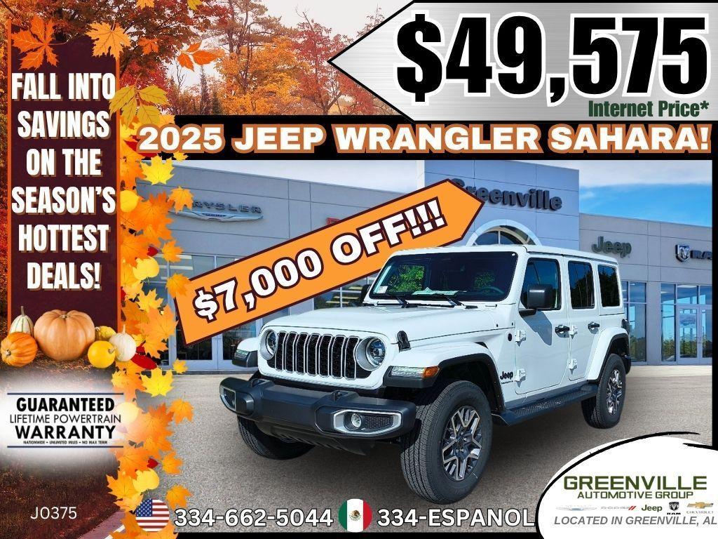 new 2025 Jeep Wrangler car, priced at $49,525