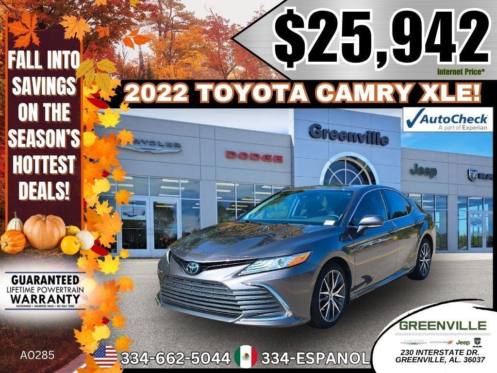 used 2022 Toyota Camry car, priced at $25,942