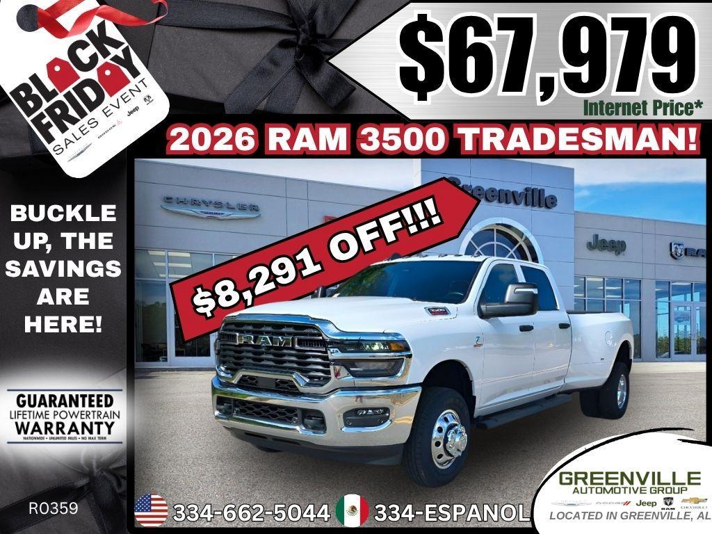 new 2026 Ram 3500 car, priced at $67,979