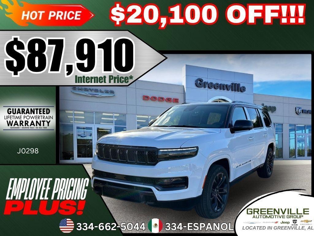 new 2024 Jeep Grand Wagoneer car, priced at $87,910