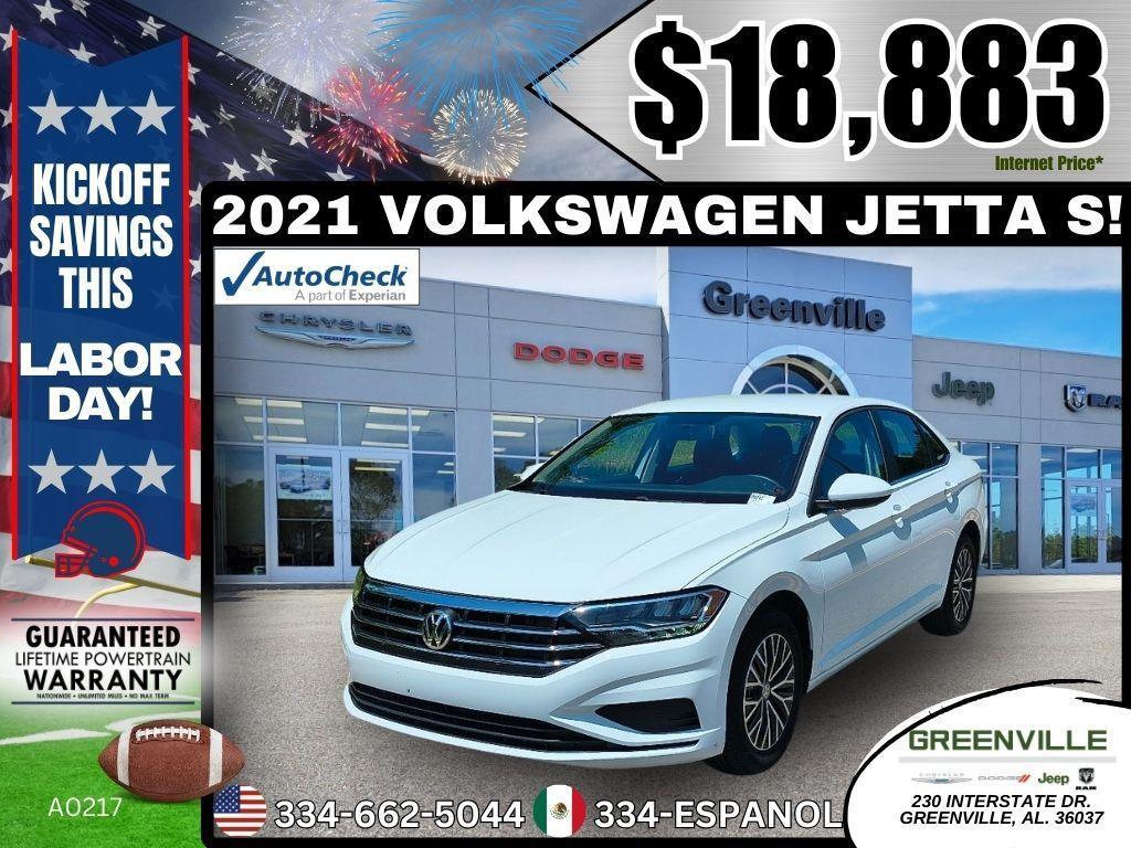 used 2021 Volkswagen Jetta car, priced at $18,883
