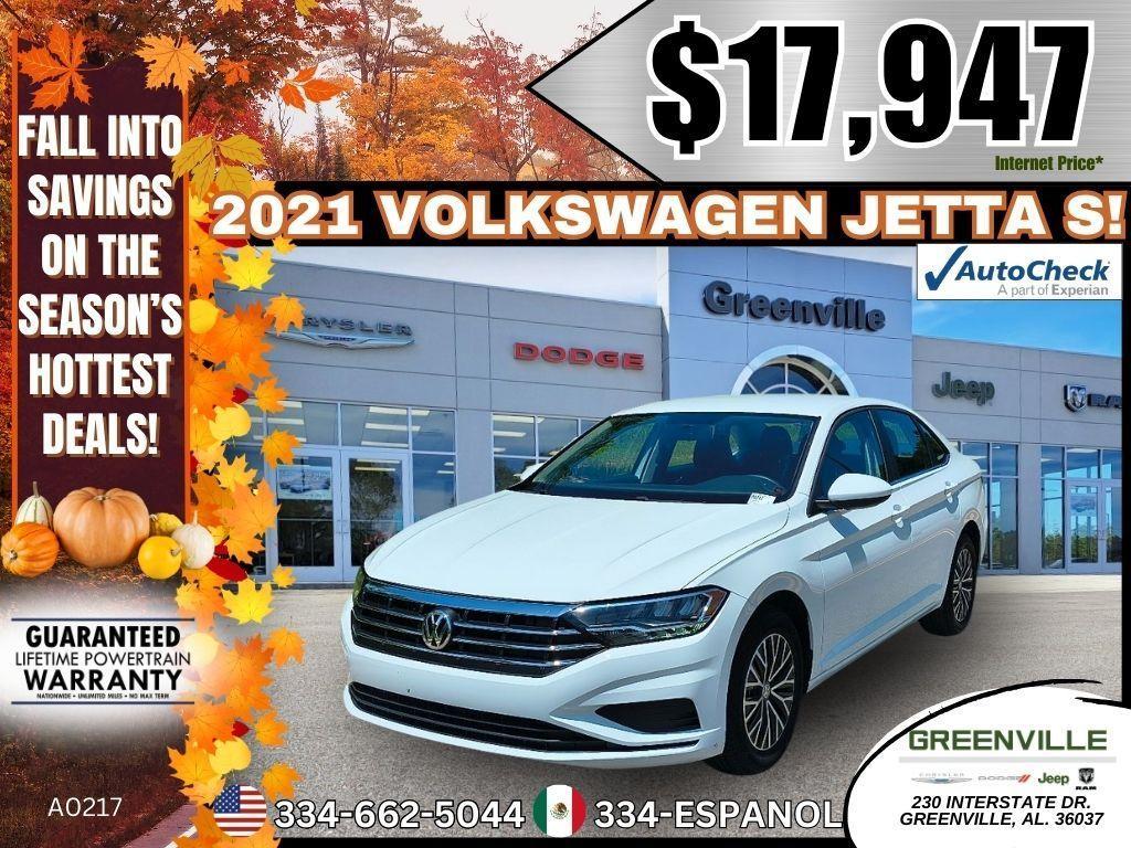 used 2021 Volkswagen Jetta car, priced at $17,947