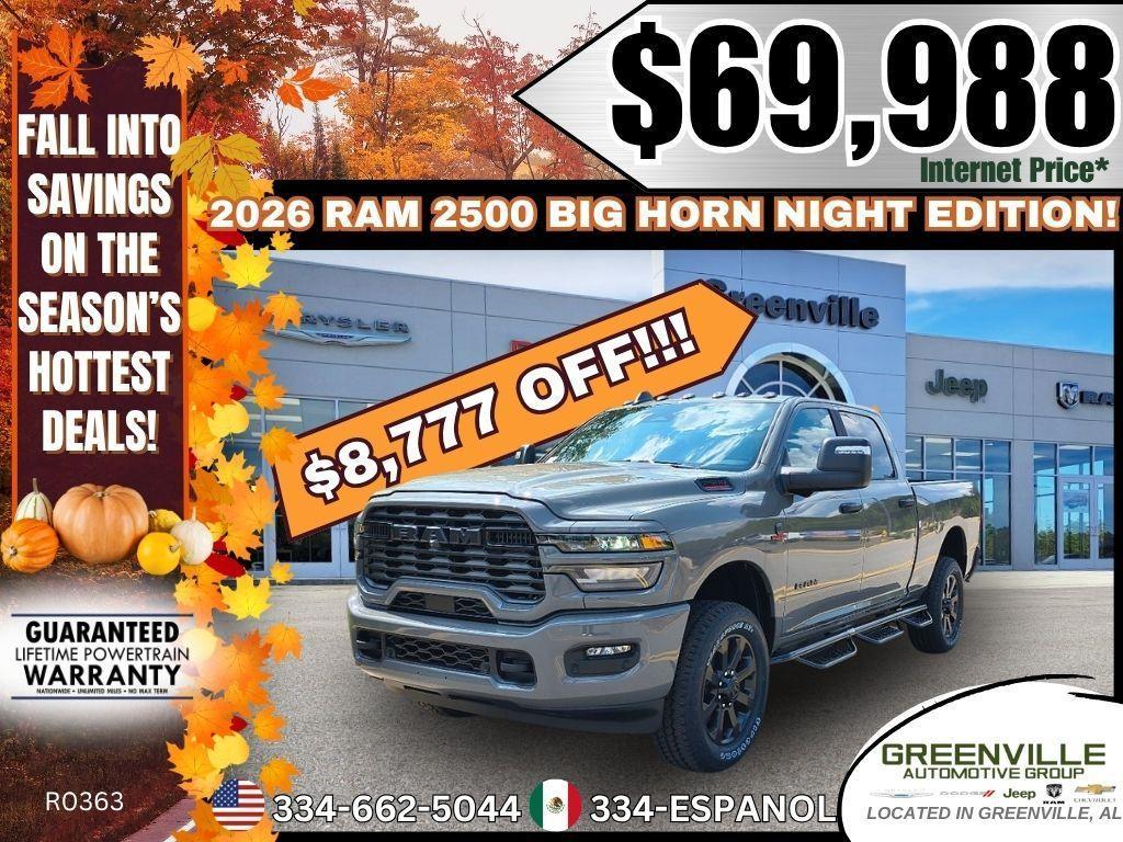 new 2026 Ram 2500 car, priced at $69,988