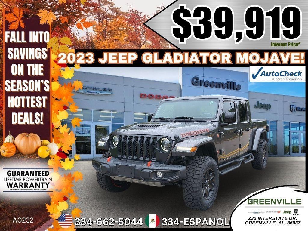 used 2023 Jeep Gladiator car, priced at $39,919