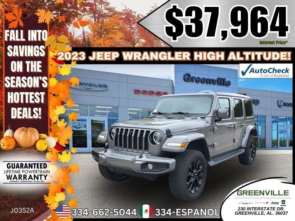 used 2023 Jeep Wrangler car, priced at $37,964