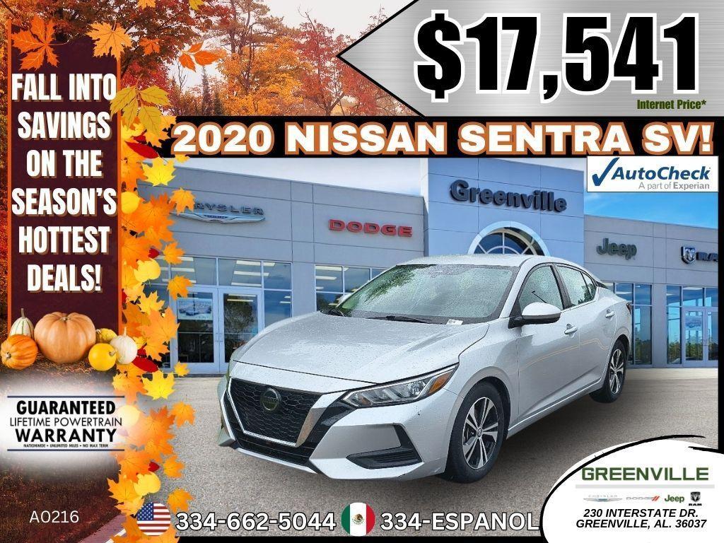 used 2020 Nissan Sentra car, priced at $17,541