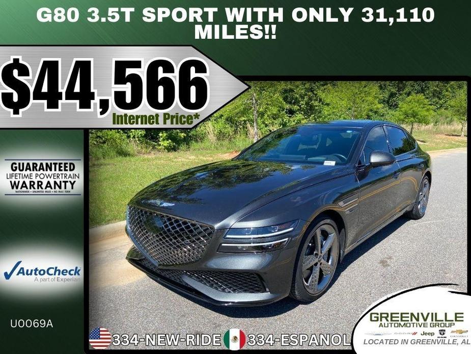 used 2022 Genesis G80 car, priced at $44,566