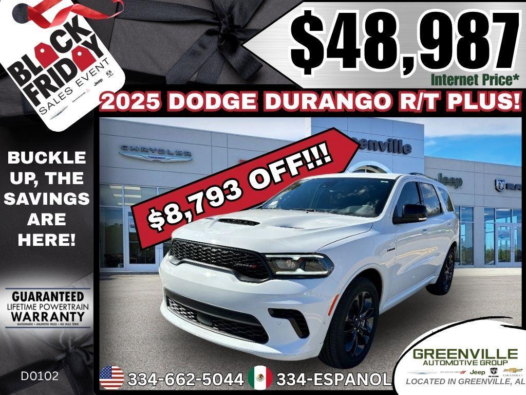 new 2025 Dodge Durango car, priced at $48,987