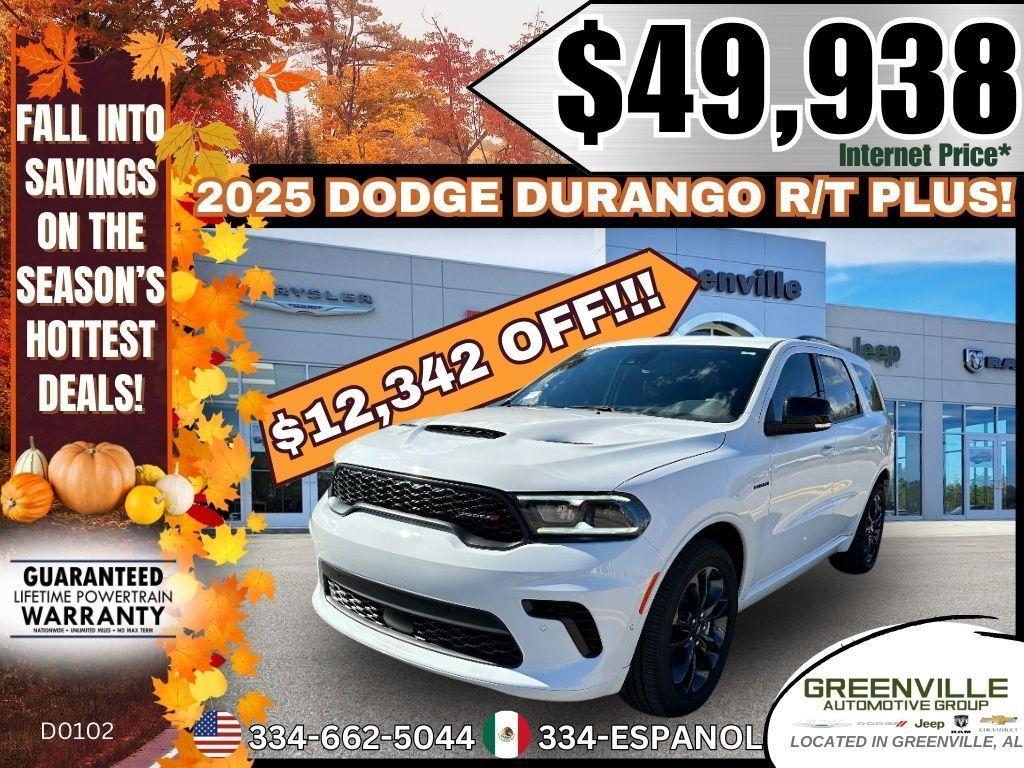 new 2025 Dodge Durango car, priced at $49,938