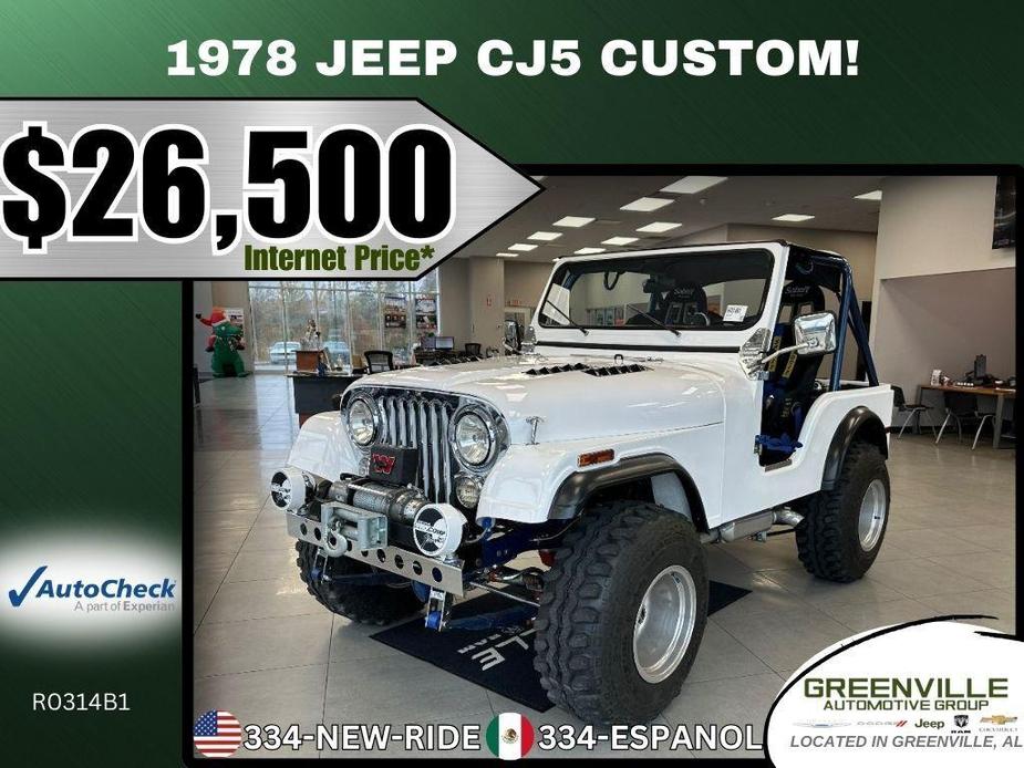 used 1978 Jeep CJ-5 car, priced at $26,500