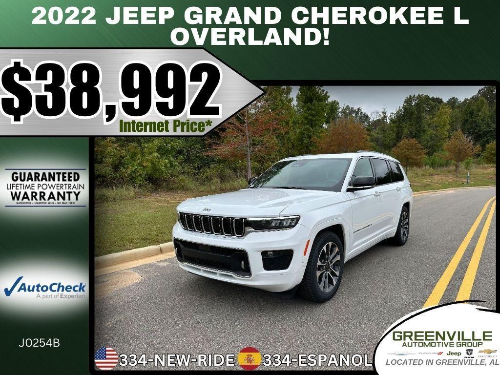 used 2022 Jeep Grand Cherokee L car, priced at $38,992