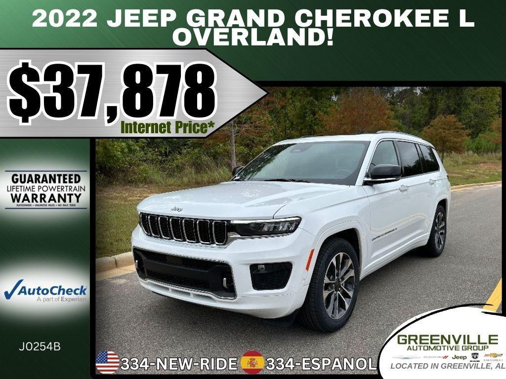 used 2022 Jeep Grand Cherokee L car, priced at $37,878