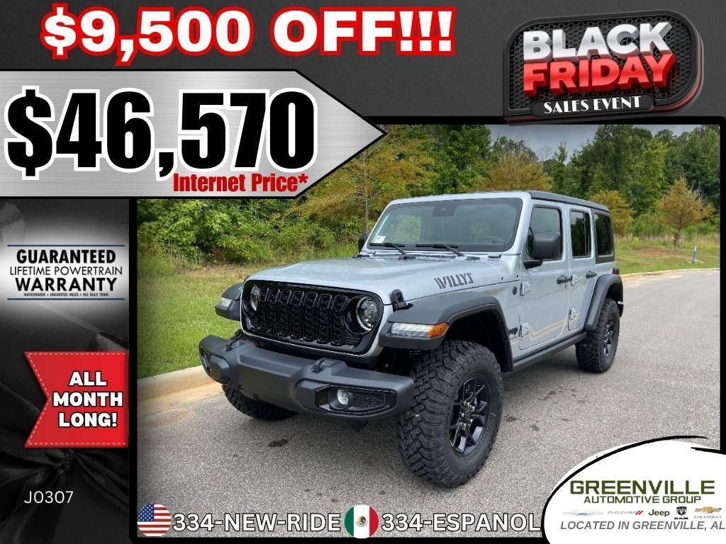 new 2024 Jeep Wrangler car, priced at $46,570