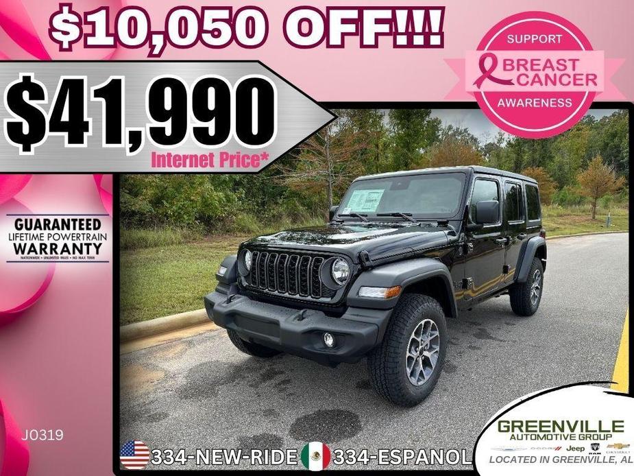 new 2024 Jeep Wrangler car, priced at $41,990