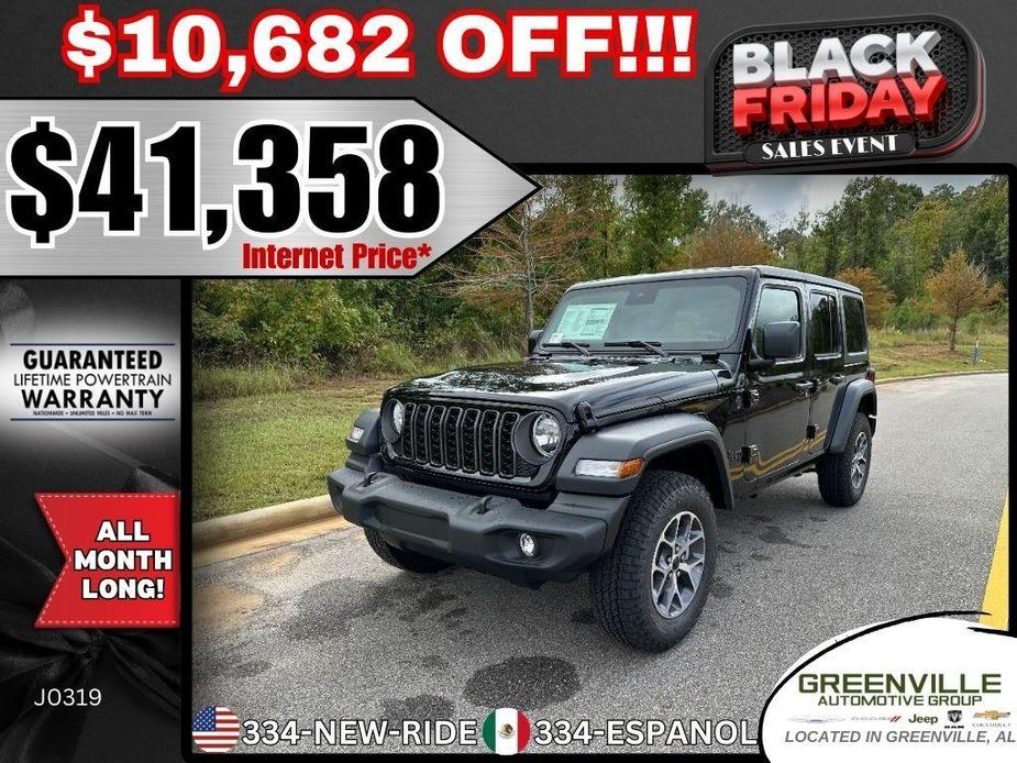 new 2024 Jeep Wrangler car, priced at $41,358