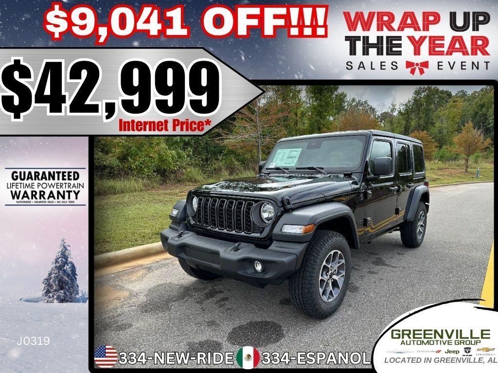 new 2024 Jeep Wrangler car, priced at $42,999