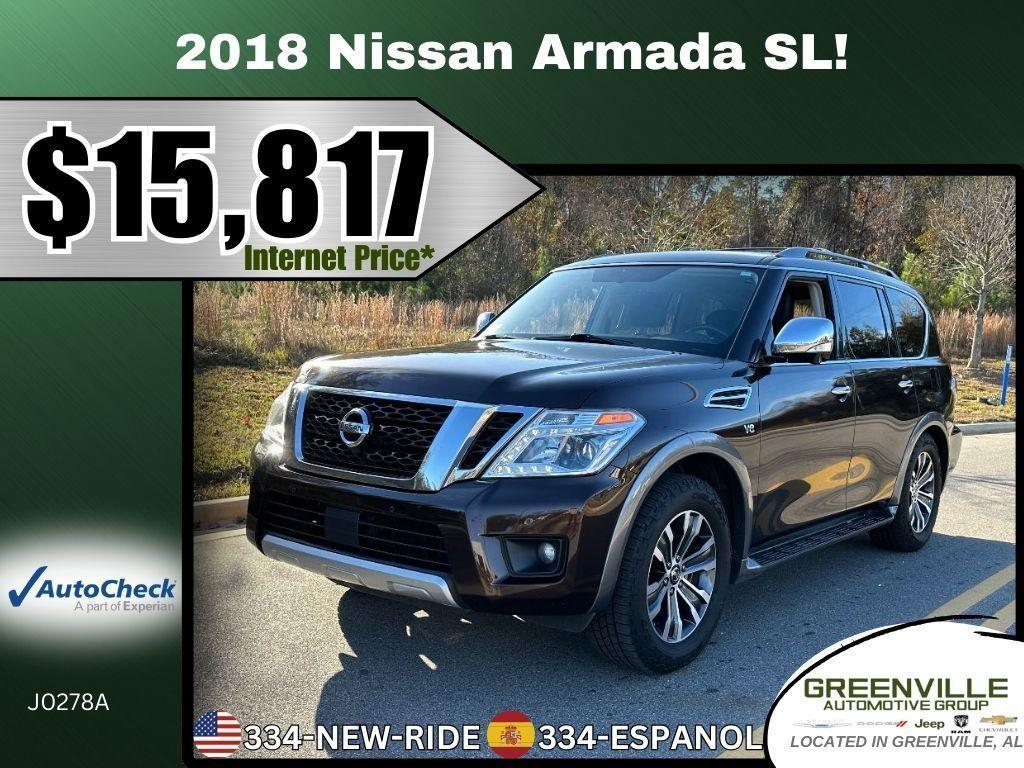 used 2018 Nissan Armada car, priced at $15,817