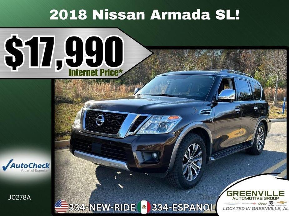 used 2018 Nissan Armada car, priced at $17,990