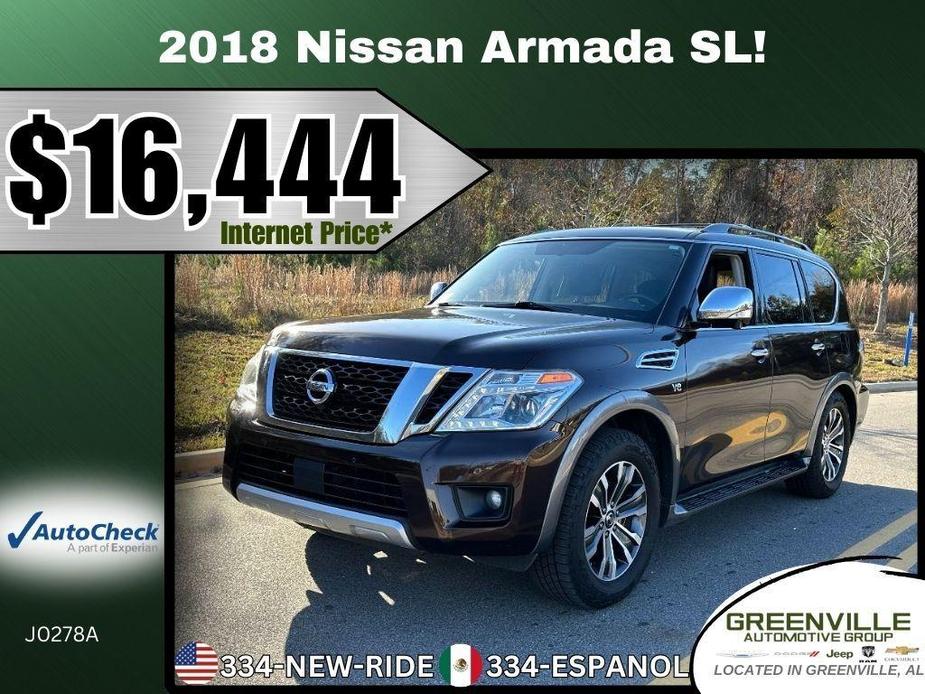 used 2018 Nissan Armada car, priced at $16,444