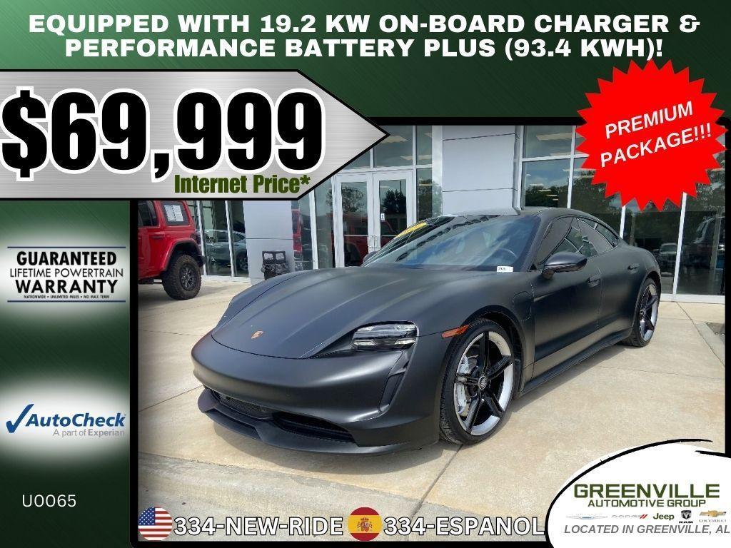 used 2021 Porsche Taycan car, priced at $69,999