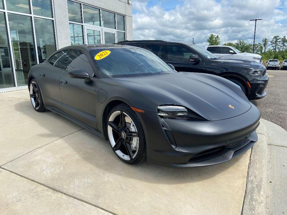 used 2021 Porsche Taycan car, priced at $72,751