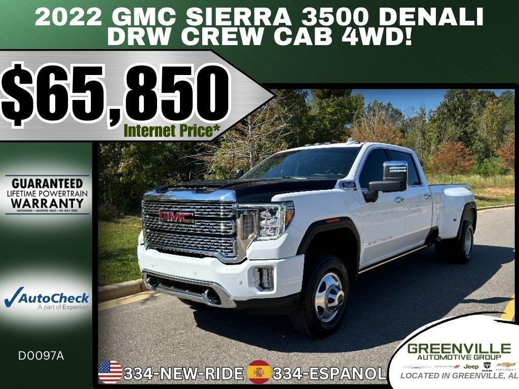 used 2022 GMC Sierra 3500 car, priced at $65,850