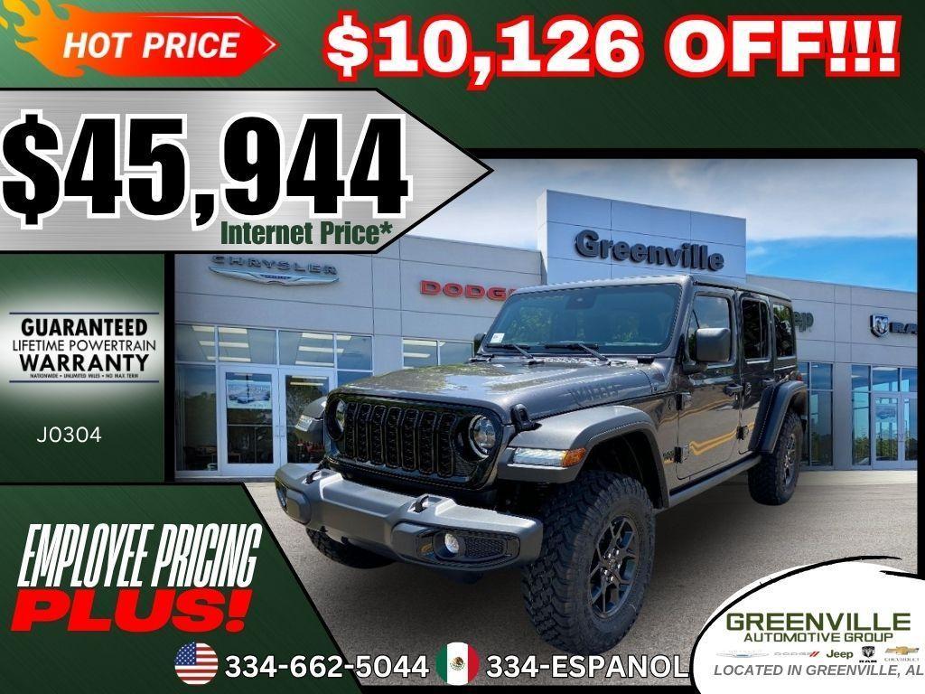 new 2024 Jeep Wrangler car, priced at $45,944
